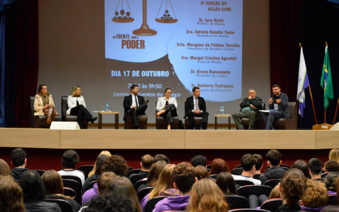 Colégio promove a 3º edição do Aulão “De Frente com o Poder”